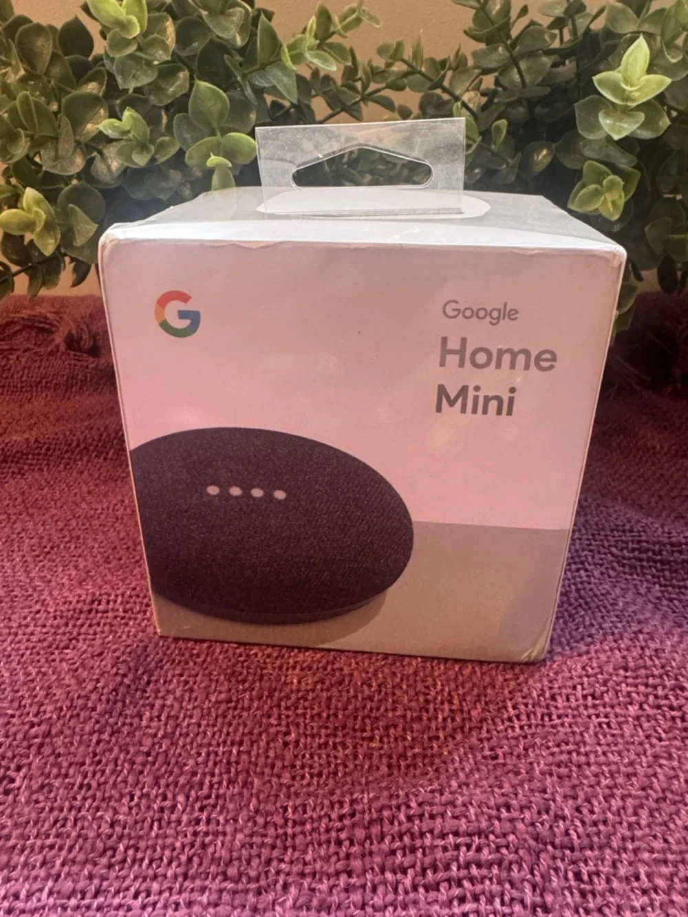 Google Home Mini Smart Speaker - Charcoal Black